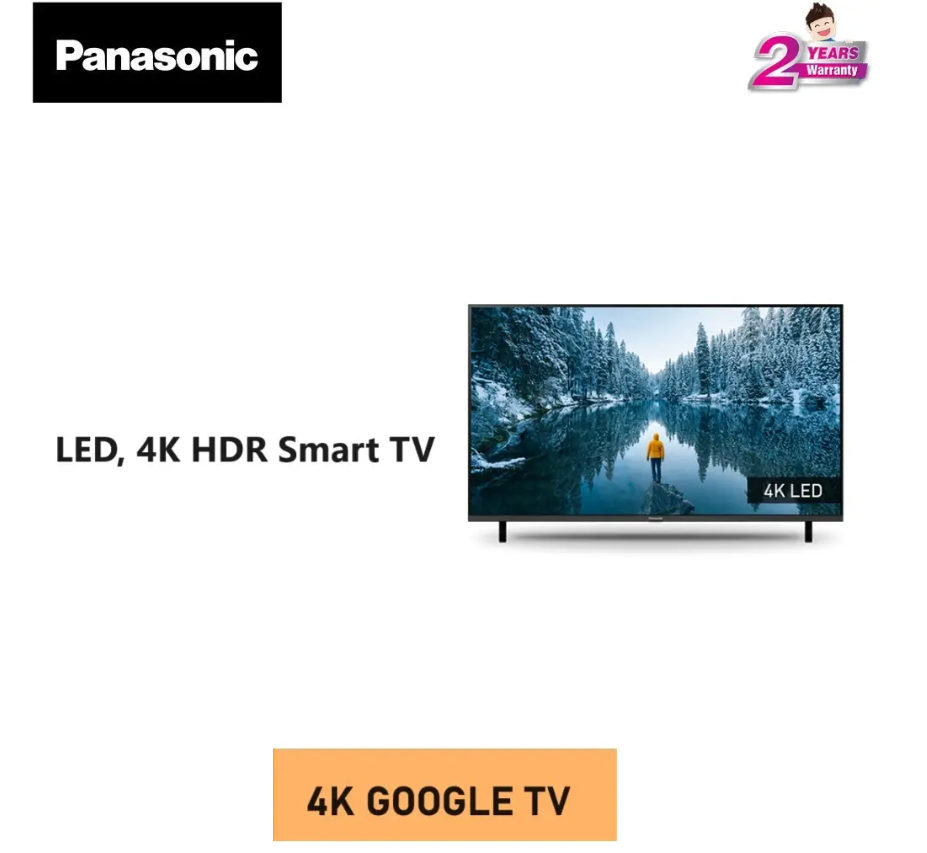 PANASONIC 50" 4K HDR GOOGLE TV TH-55MX650K