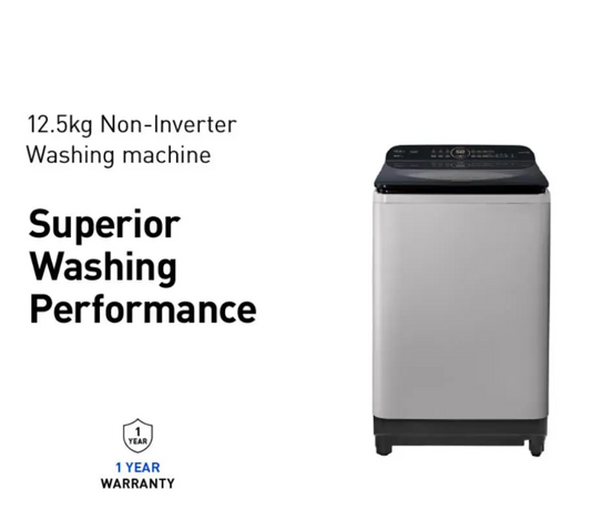 PANASONIC 12.5KG TOP LOAD WASHING MACHINE FOR STAIN CARE NA-F12AR1HRT