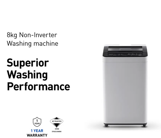 PANASONIC 8KG TOP LOAD WASHER NA-F80VB7HRT