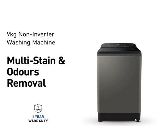 PANASONIC 9KG TOP LOAD WASHING MACHINE FOR STAIN CARE NA-F90A9DRT