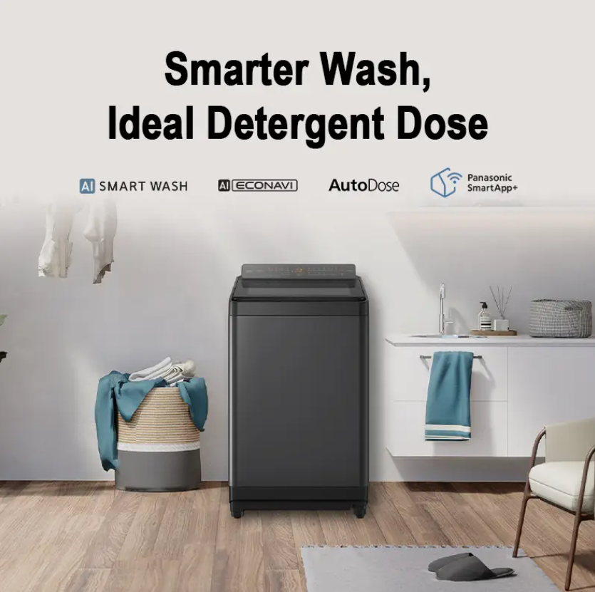 PANASONIC 13.5KG SMART TOP LOAD WASHING MACHINE NA-FD135Z3BT