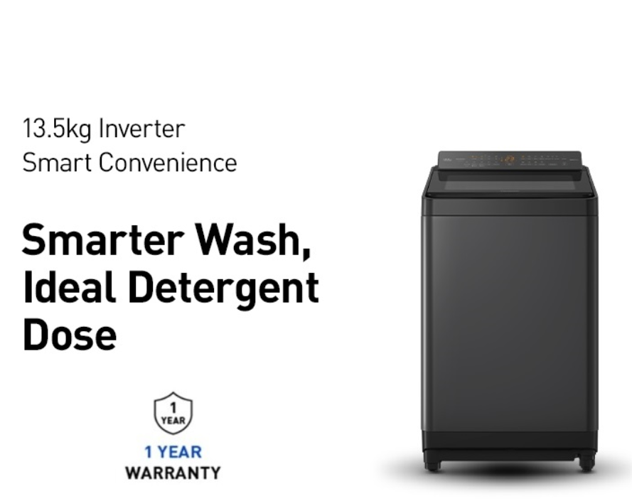 PANASONIC 13.5KG SMART TOP LOAD WASHING MACHINE NA-FD135Z3BT