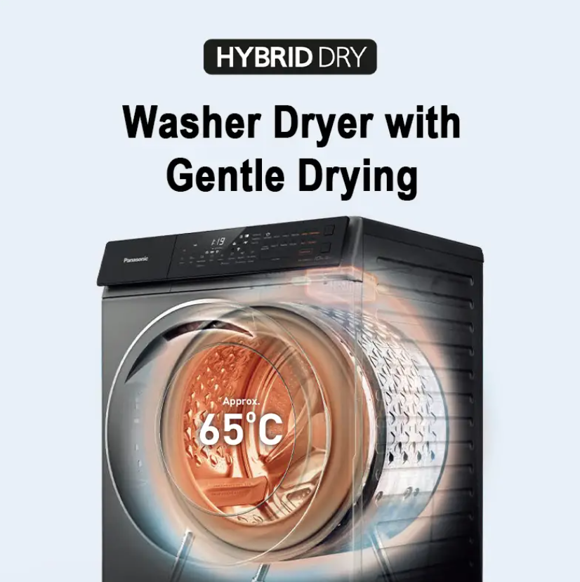 PANASONIC 10/6kg FRONT LOAD WASHING MACHINE WITH DRYER NA-S106FR1BM