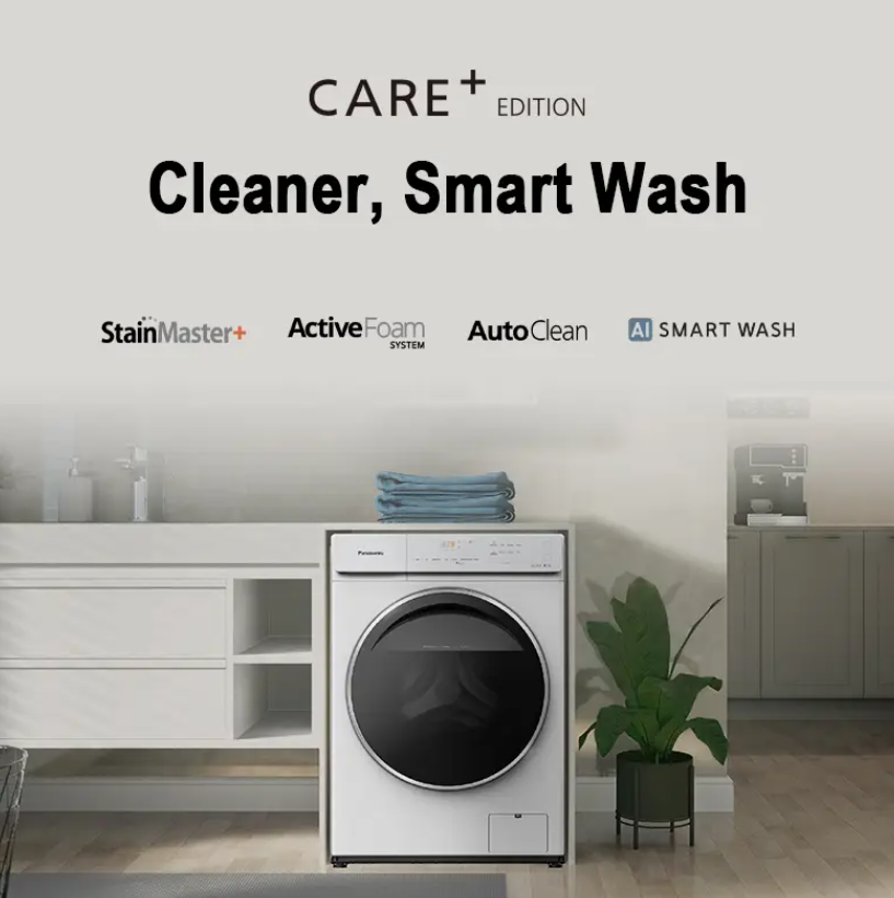 PANASONIC 11.5kg SMART WASH FRONT LOAD WASHING MACHINE NA-V115FA1WM