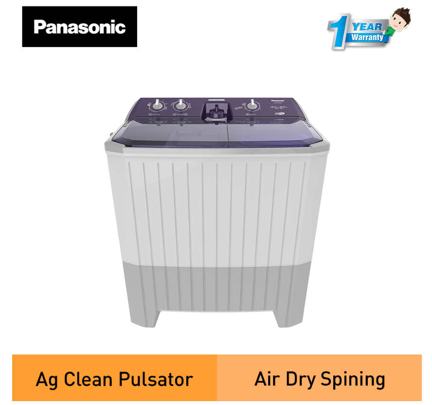 PANASONIC 12KG TWIN TUB WASHER NA-W120G1VRT