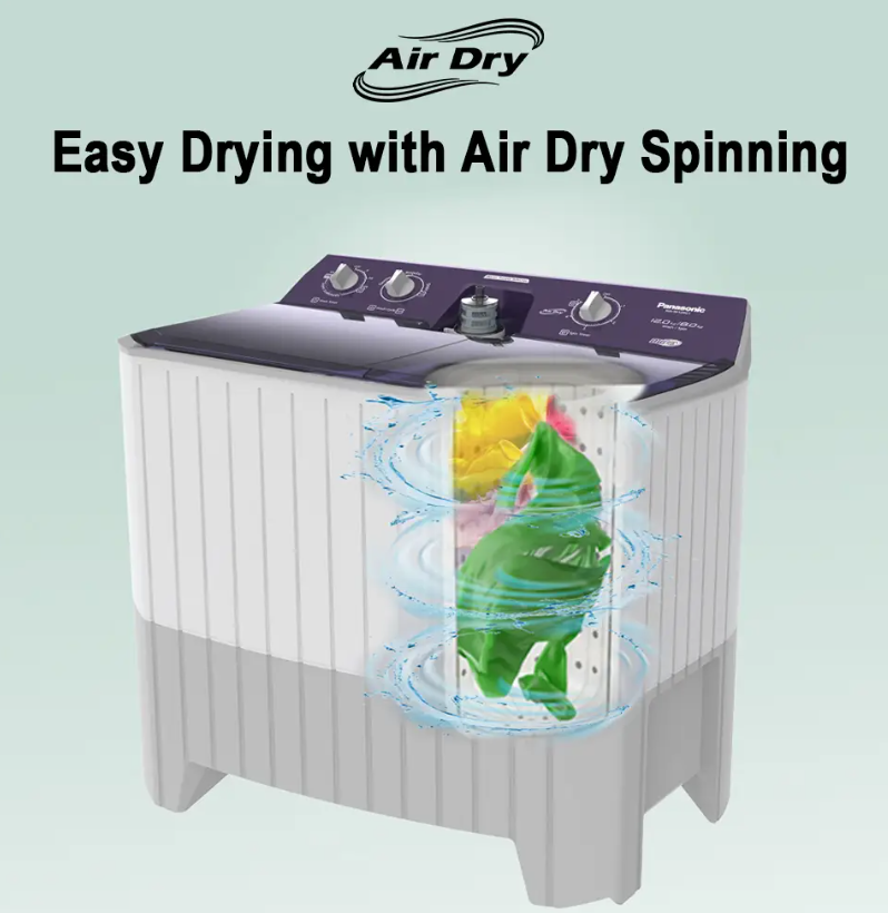 PANASONIC 12KG TWIN TUB WASHER NA-W120G1VRT