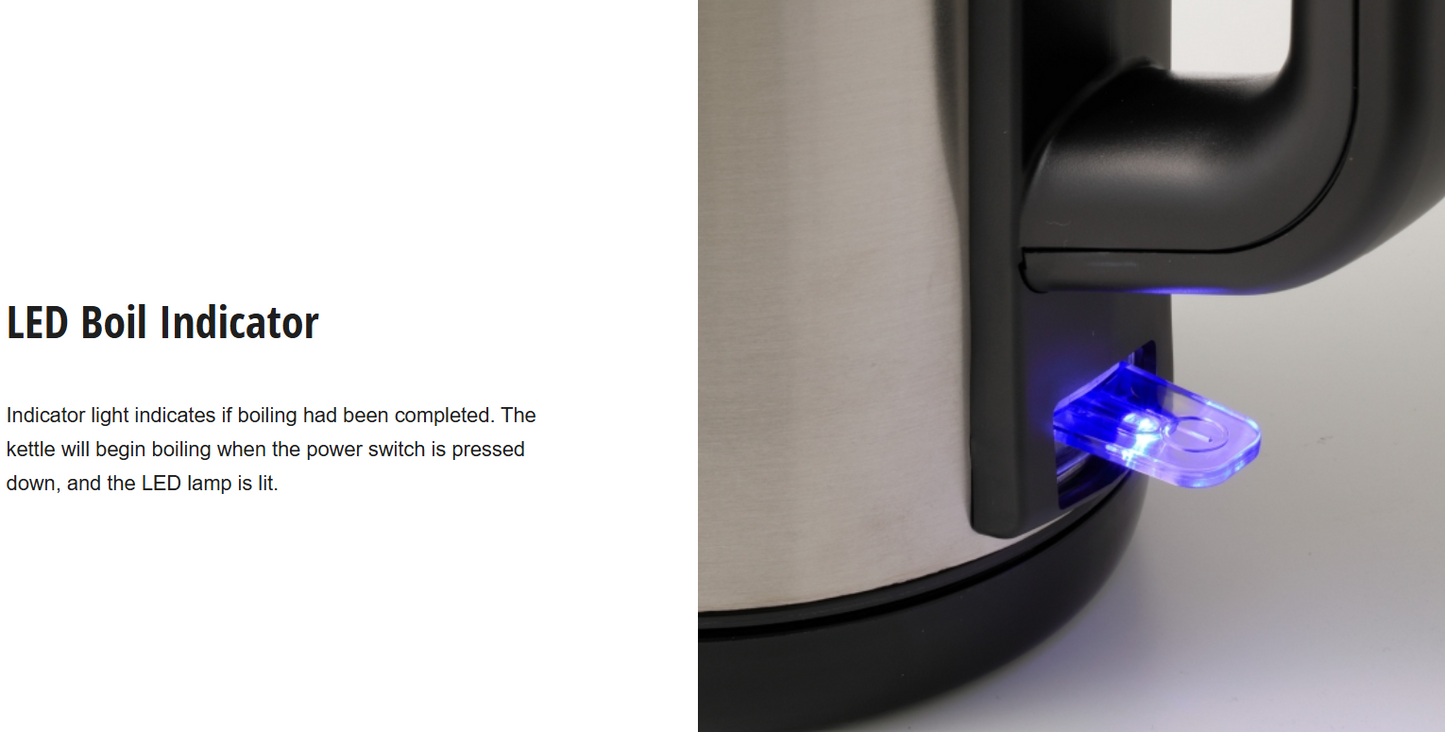 PANASONIC 1.7L ELECTRIC KETTLE NC-K301SSK