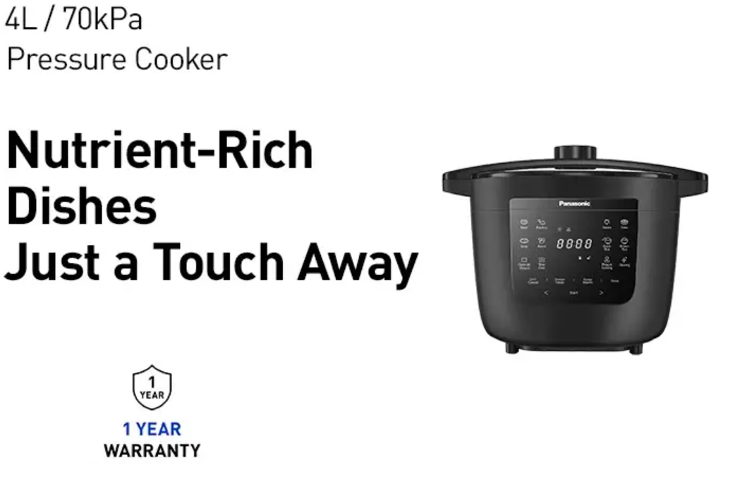 PANASONIC 4L PRESSURE COOKER NF-PC400KSK