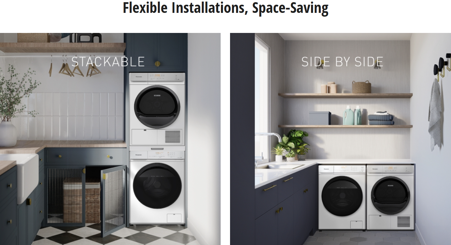 PANASONIC 9KG GENTLE & ENERGY EFFICIENT DRYING HEAT PUMP DRYER NH-EH90JD1WM