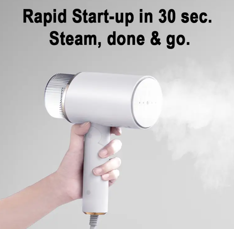 PANASONIC 1300W LIGHTWEIGHT AND FOLDABLE HANDHELD GARMENT STEAMER NI-GHF025WSK