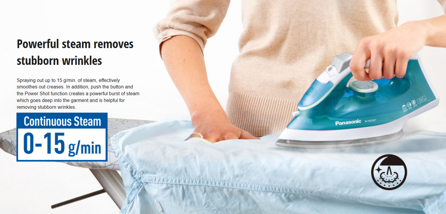 PANASONIC M SERIES STEAM IRON - LIGHT & EASY NI-M250TGSK