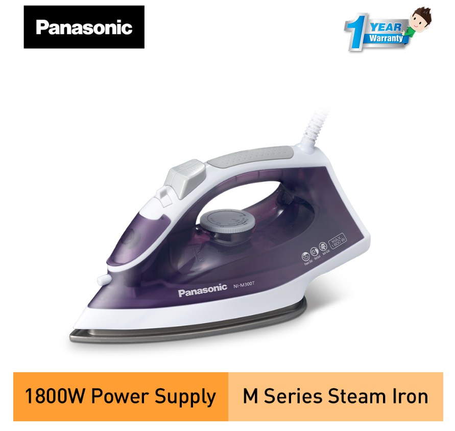 PANASONIC M SERIES STEAM IRON - LIGHT & EASY NI-M300TVSK