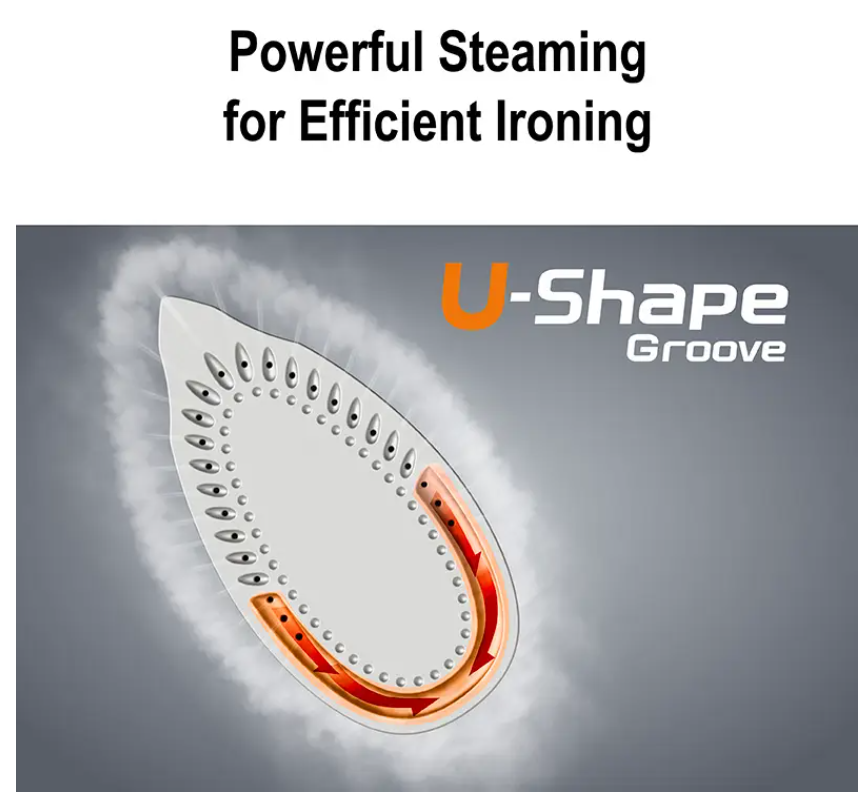 PANASONIC STEAM IRON WITH POWERFUL STEAM FOR QUICK & EASY IRONING NI-S430GSK