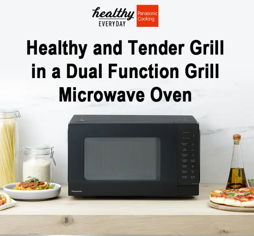 PANASONIC 24L GRILL &  MICROWAVE OVEN NN-GT35NBMPQ