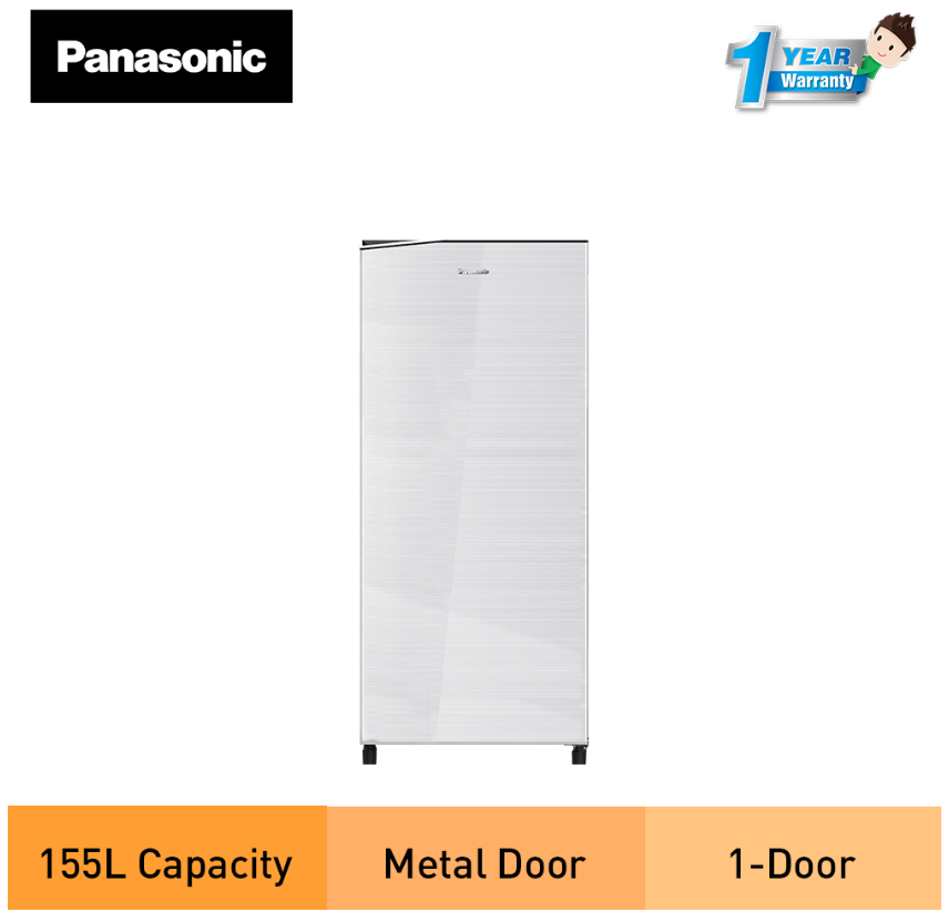 PANASONIC 155L 1-DOOR REFRIGERATOR NR-AF166SSMY