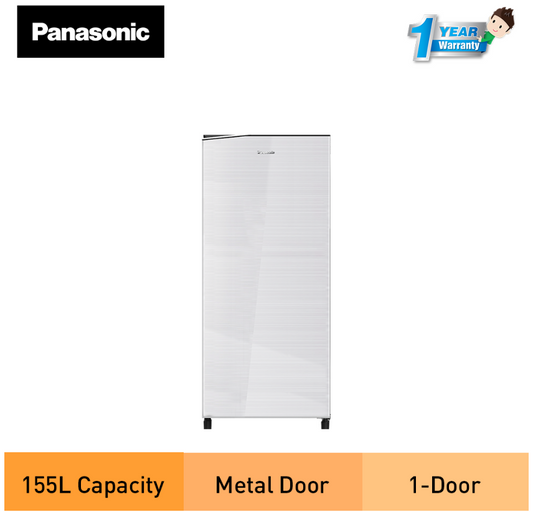PANASONIC 155L 1-DOOR REFRIGERATOR NR-AF166SSMY