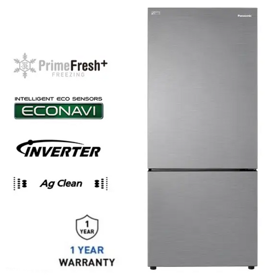 PANASONIC 2 DOOR BOTTOM FREEZER REFRIGERATOR NR-BX421BPSM STEEL DOOR SERIES