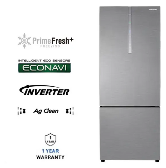 PANASONIC 2 DOOR BOTTOM FREEZER REFRIGERATOR NR-BX471CPSM STEEL DOOR SERIES