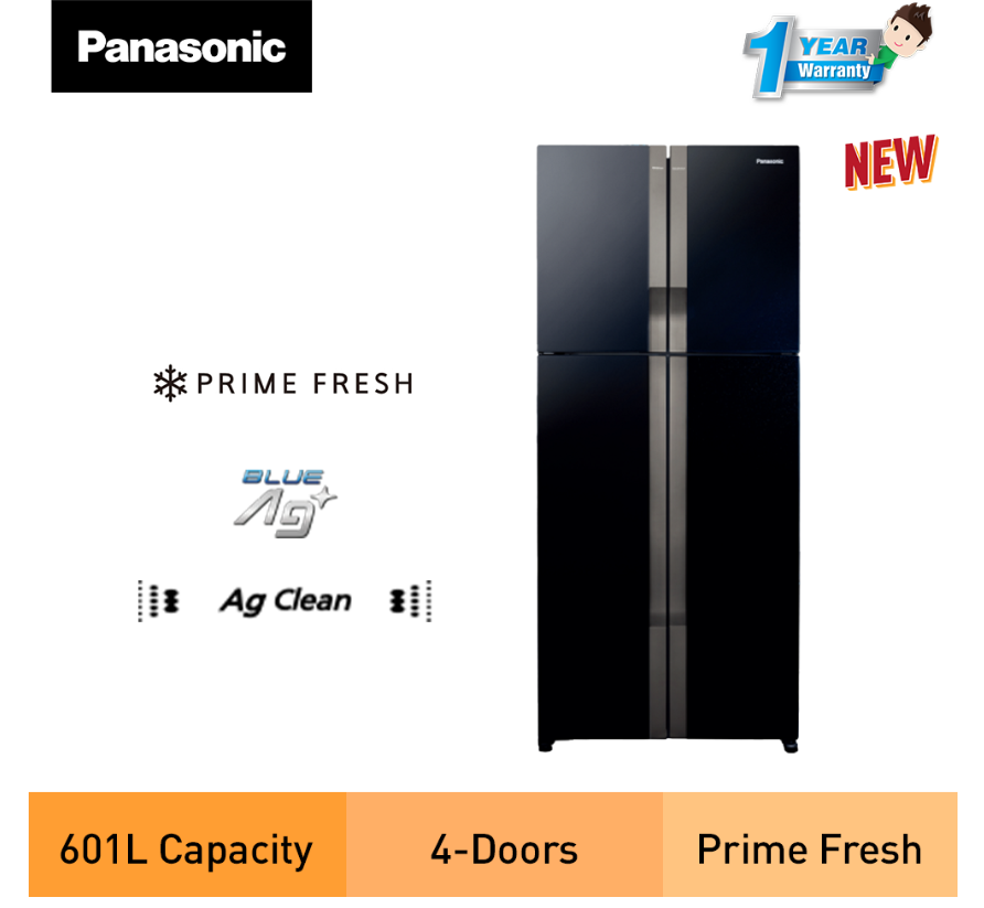 PANASONIC 4 DOOR INVERTER REFRIGERATOR NR-DZ601VGKM