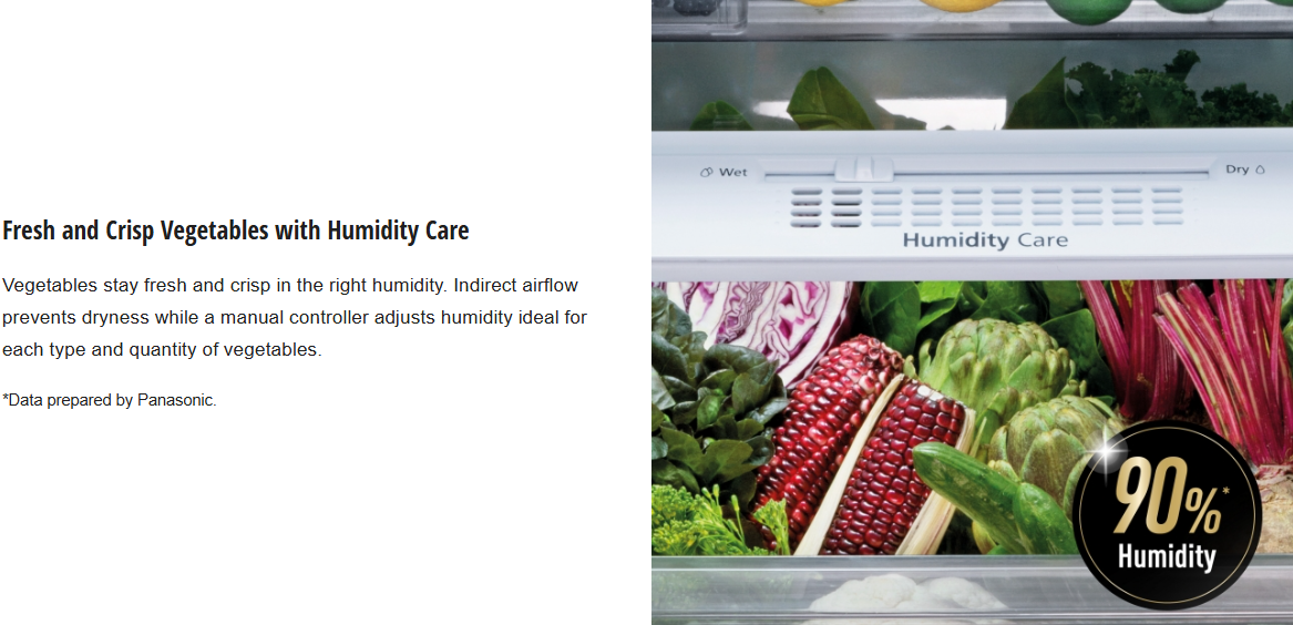 PANASONIC 4 DOOR INVERTER REFRIGERATOR NR-DZ601VGKM