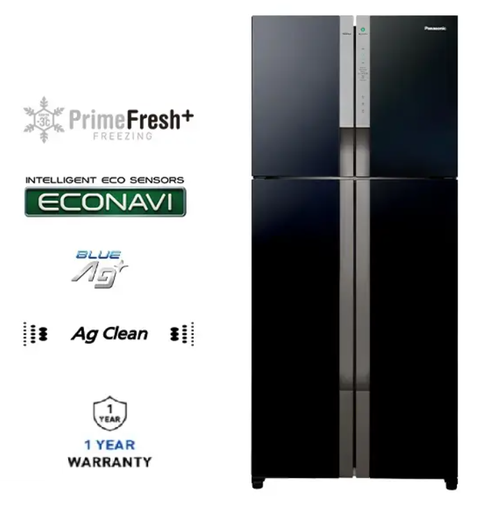 PANASONIC 4 DOOR INVERTER REFRIGERATOR NR-DZ601VGKM