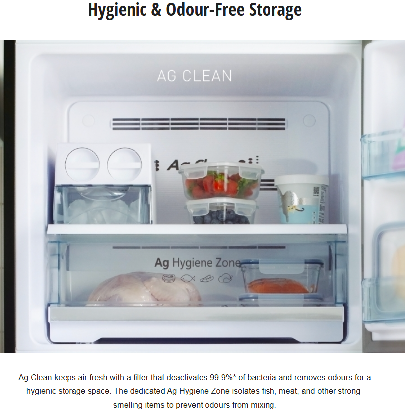 PANASONIC 366L INVERTER 2 DOOR REFRIGERATOR NR-TL381BWAM
