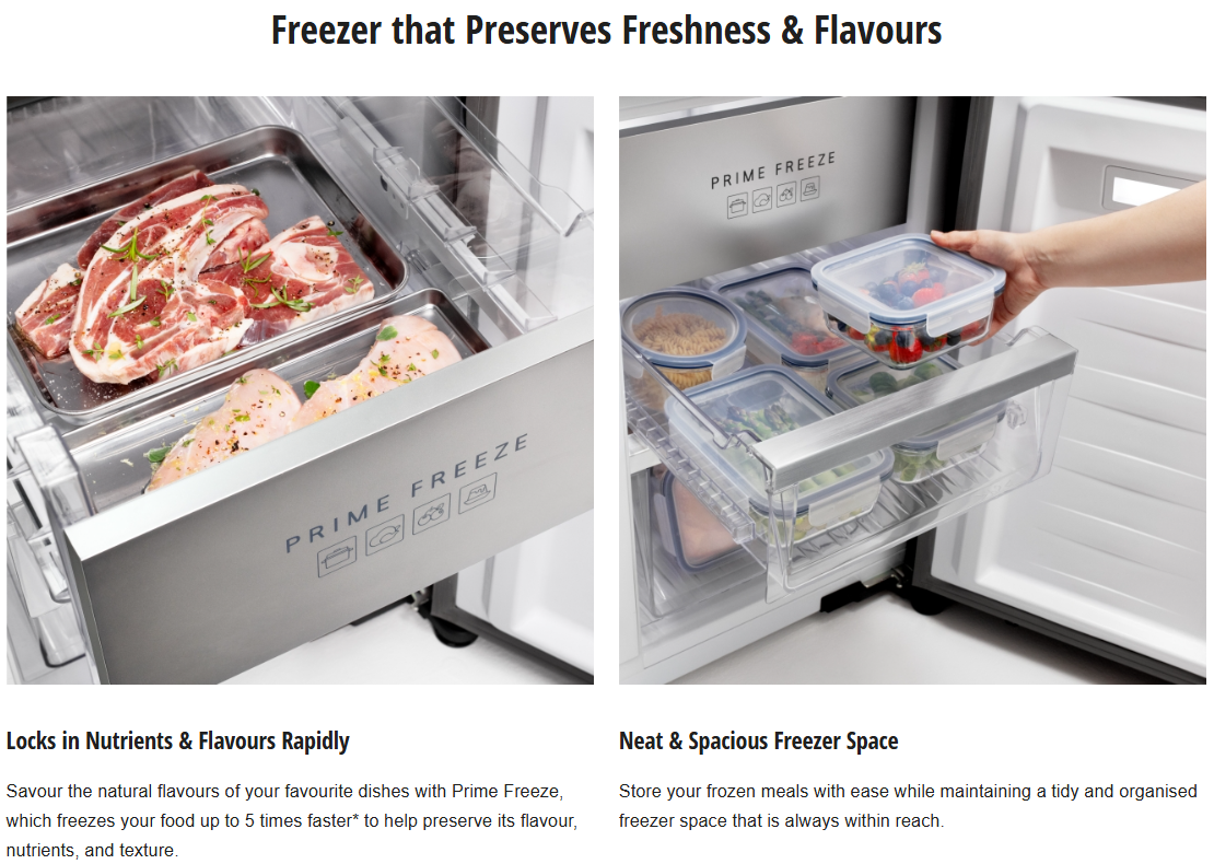 PANASONIC PREMIUM 6 DOOR REFRIGERATOR NR-WY720ZMMM
