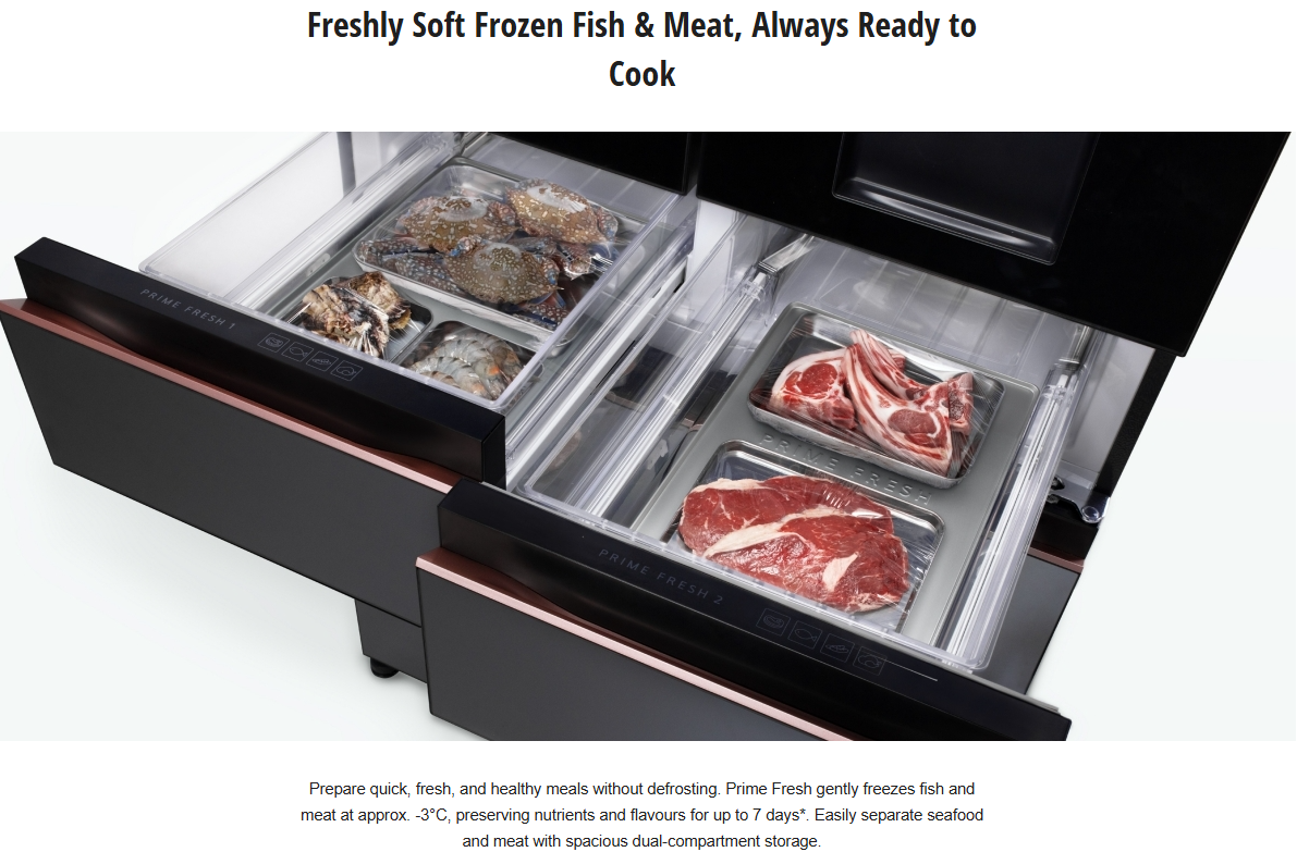 PANASONIC PREMIUM 6 DOOR REFRIGERATOR NR-WY720ZMMM