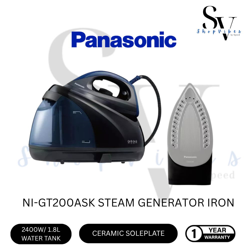 PANASONIC ANTI-CALC NI-GT200ASK STEAM GENERATOR IRON