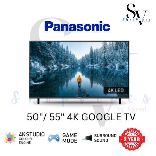 PANASONIC 50" 4K HDR GOOGLE TV TH-55MX650K