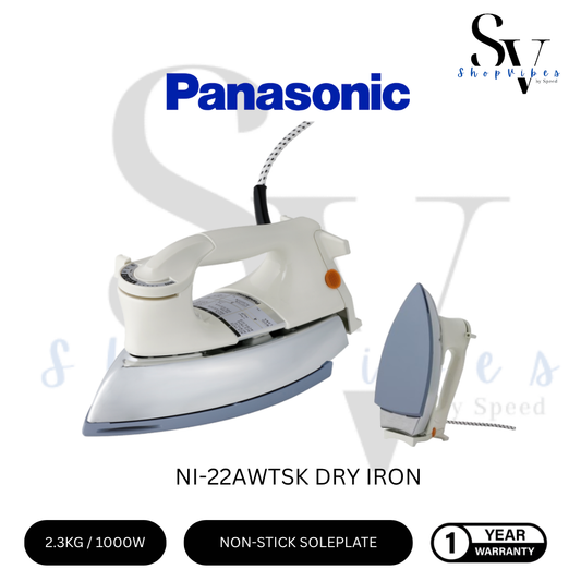 PANASONIC HEAVY WEIGHT DRY IRON NI-22AWTSK