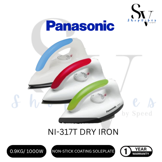 PANASONIC NON STICK DRY IRON NI-317TXSK/VSK/ASK