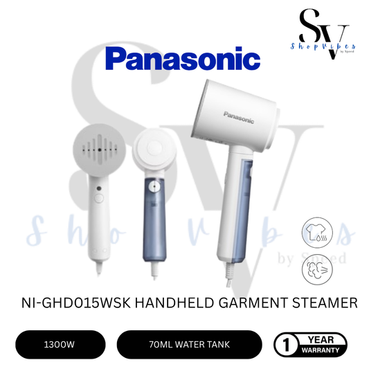 PANASONIC 1300W RAPID STAR HANDHELD GARMENT SSTEAMER NI-GHD015WSK