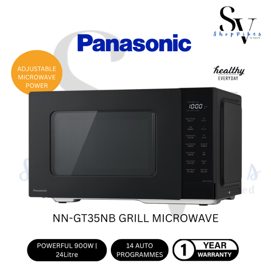 PANASONIC 24L GRILL &  MICROWAVE OVEN NN-GT35NBMPQ