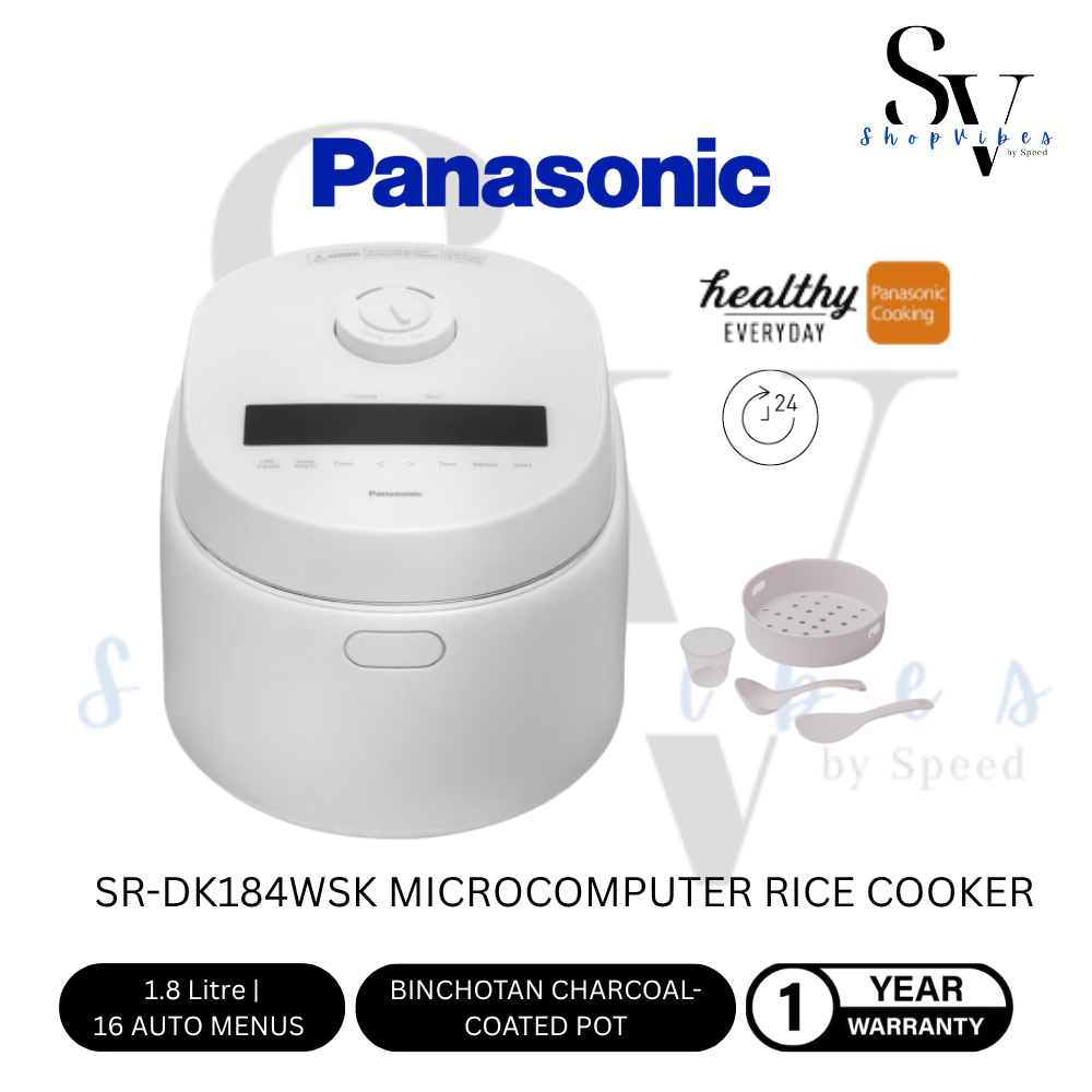 PANASONIC 1.8L MICROCOMPUTER RICE COOKER SR-DK184