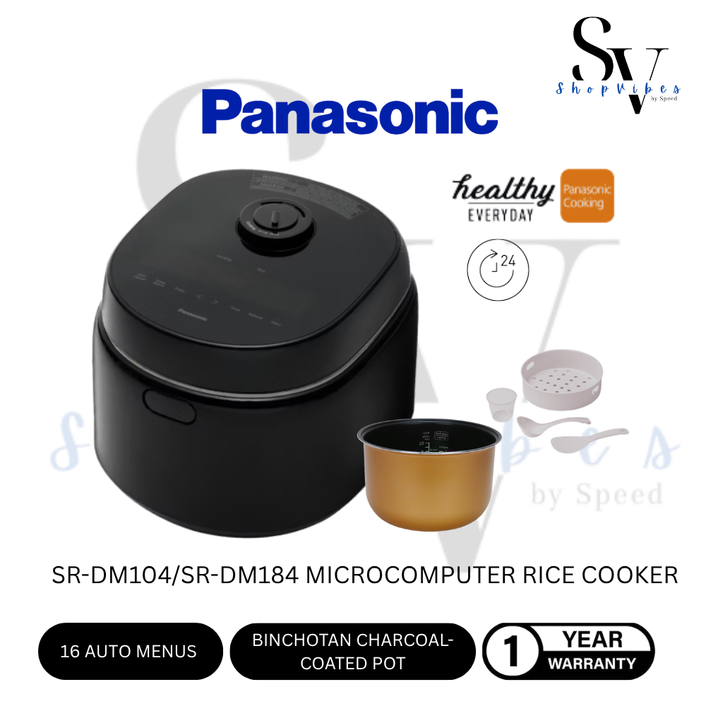 PANASONIC 1.0L MICROCOMPUTER RICE COOKER SR-DM104