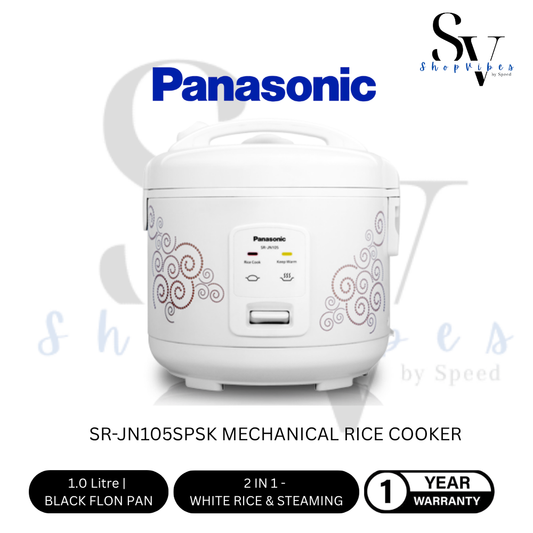 PANASONIC 1.0L MECHANICAL JAR RICE COOKER SR-JN105SPSK