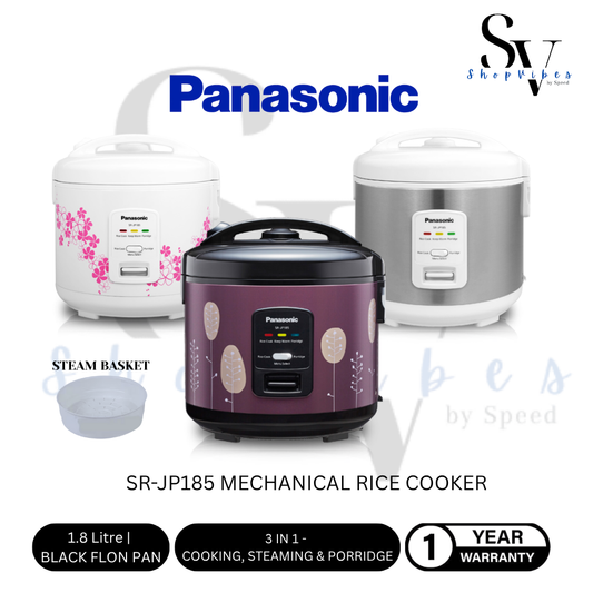 PANASONIC 1.8L MECHANICAL JAR RICE COOKER SR-JP185SSK/TSK/WSK