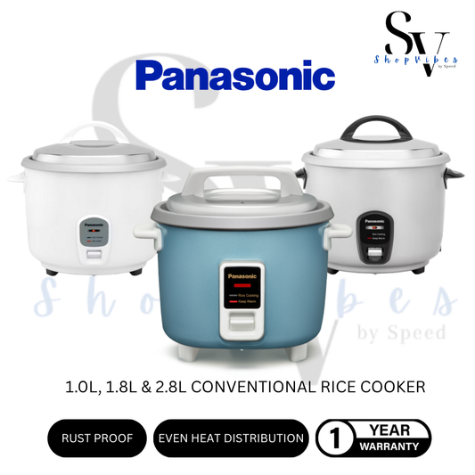 PANASONIC 2.8L CONVENTIONAL RICE COOKER SR-E28