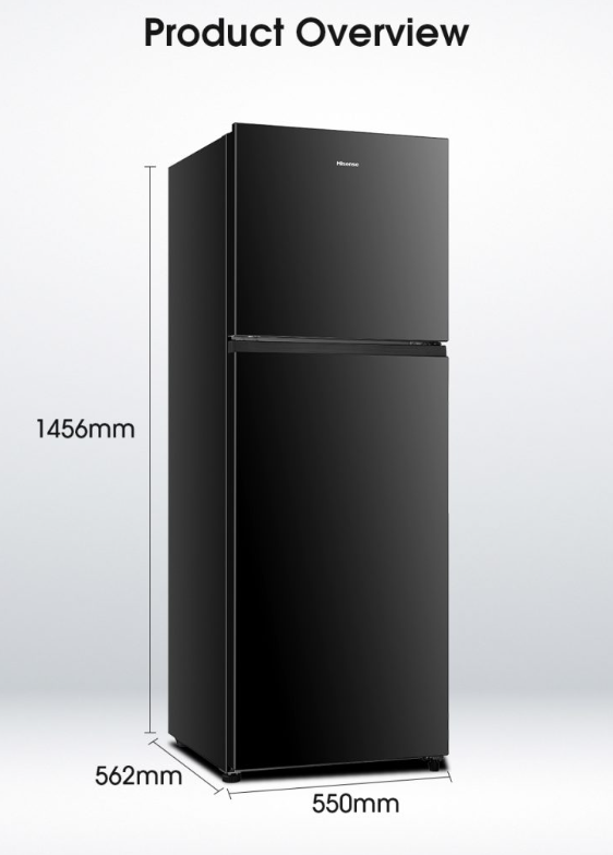 HISENSE 2 DOOR INVERTER 240L RT286N4ABN1