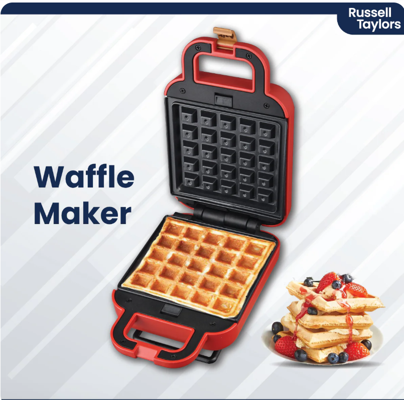 RUSSELL TAYLORS 3-in-1 WAFFLES SANDWICH & DOUGHNUT MAKER WM3