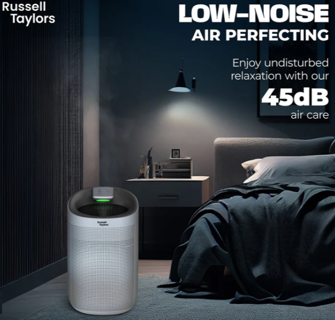 RUSSELL TAYLORS KAPPA+ 2-IN-1 DEHUMIDIFIER & AIR PURIFIER H13 HEPA Filter