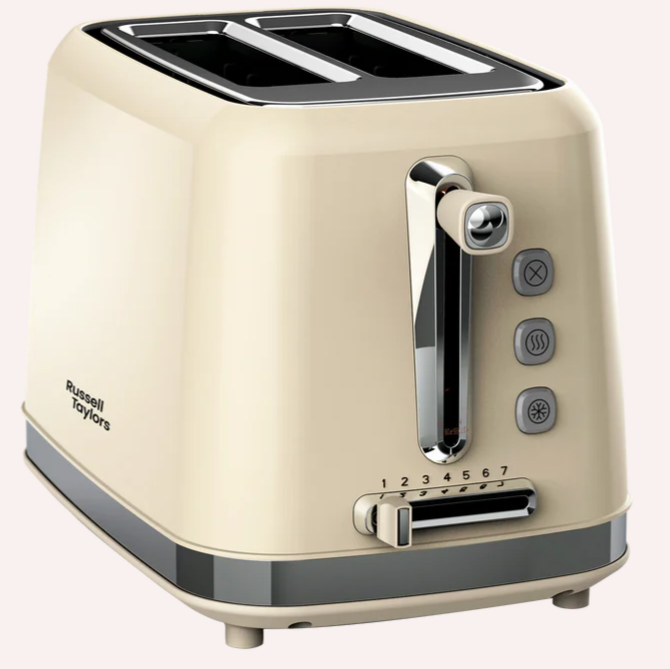 RUSSELL TAYLORS RETRO TOASTER RT-10 (CREAM)