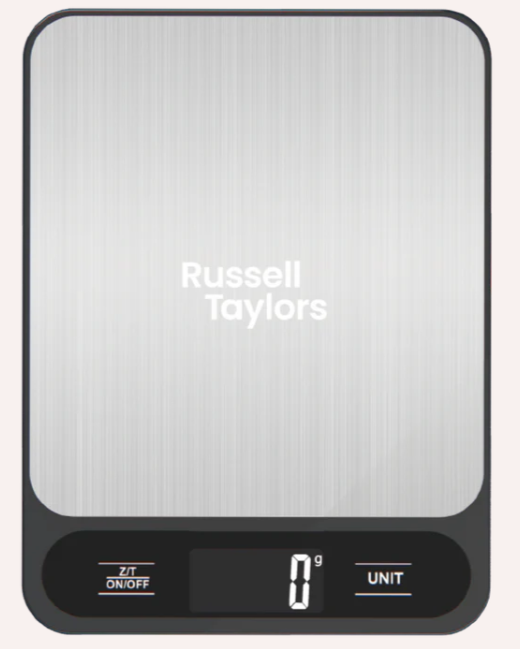 RUSSELL TAYLORS STAINLESS STEEL KITCHEN SCALE (10KG-1G) KS-20