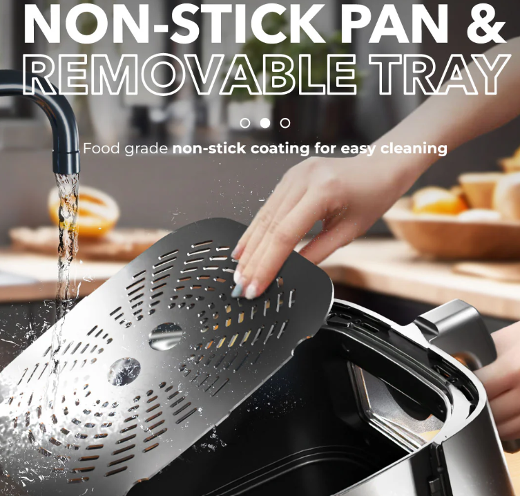 RUSSELL TAYLORS VISIBLE WINDOW DIGITAL AIR FRYER (6.5L) Z7