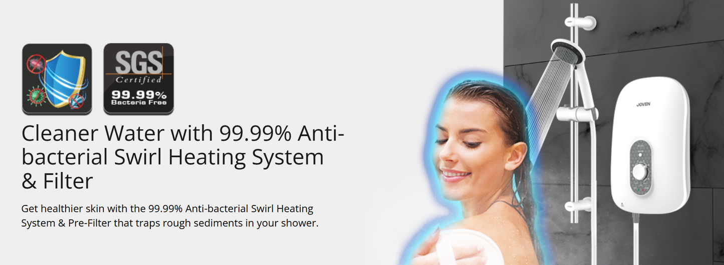 JOVEN NON PUMP INSTANT WATER HEATER SA15m