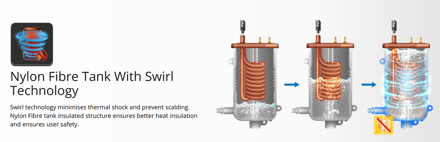 JOVEN NON PUMP INSTANT WATER HEATER SA15m