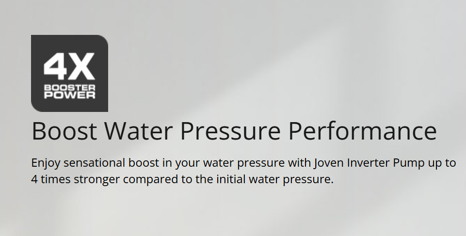 JOVEN SC33iP DARK SILVER INSTANT WATER HEATER DC PUMP