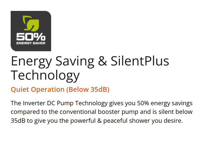 JOVEN SC33iP-RS DARK SILVER INSTANT WATER HEATER DC PUMP