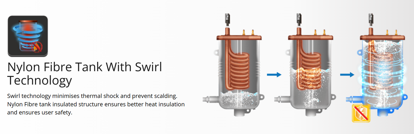 JOVEN NON PUMP INSTANT WATER HEATER SF5e